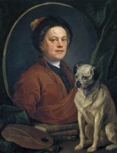 William Hogarth, Autoritratto con il cane