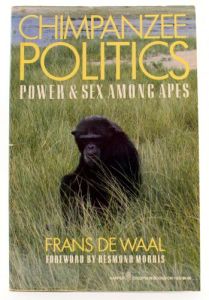 Copertina del libro di Frans de Waal Chimpanzee Politics